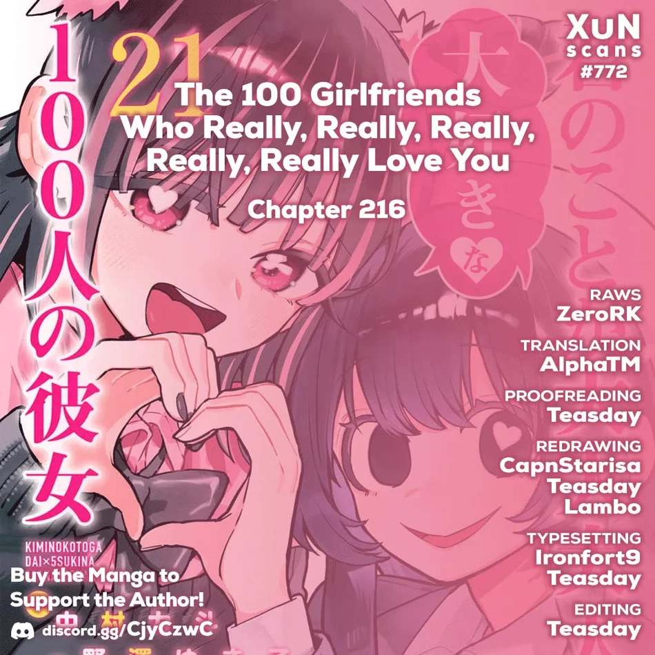 The 100 Girlfriends Who Really, Really, Really, Really, Really Love You - Chapter 216 Page 1
