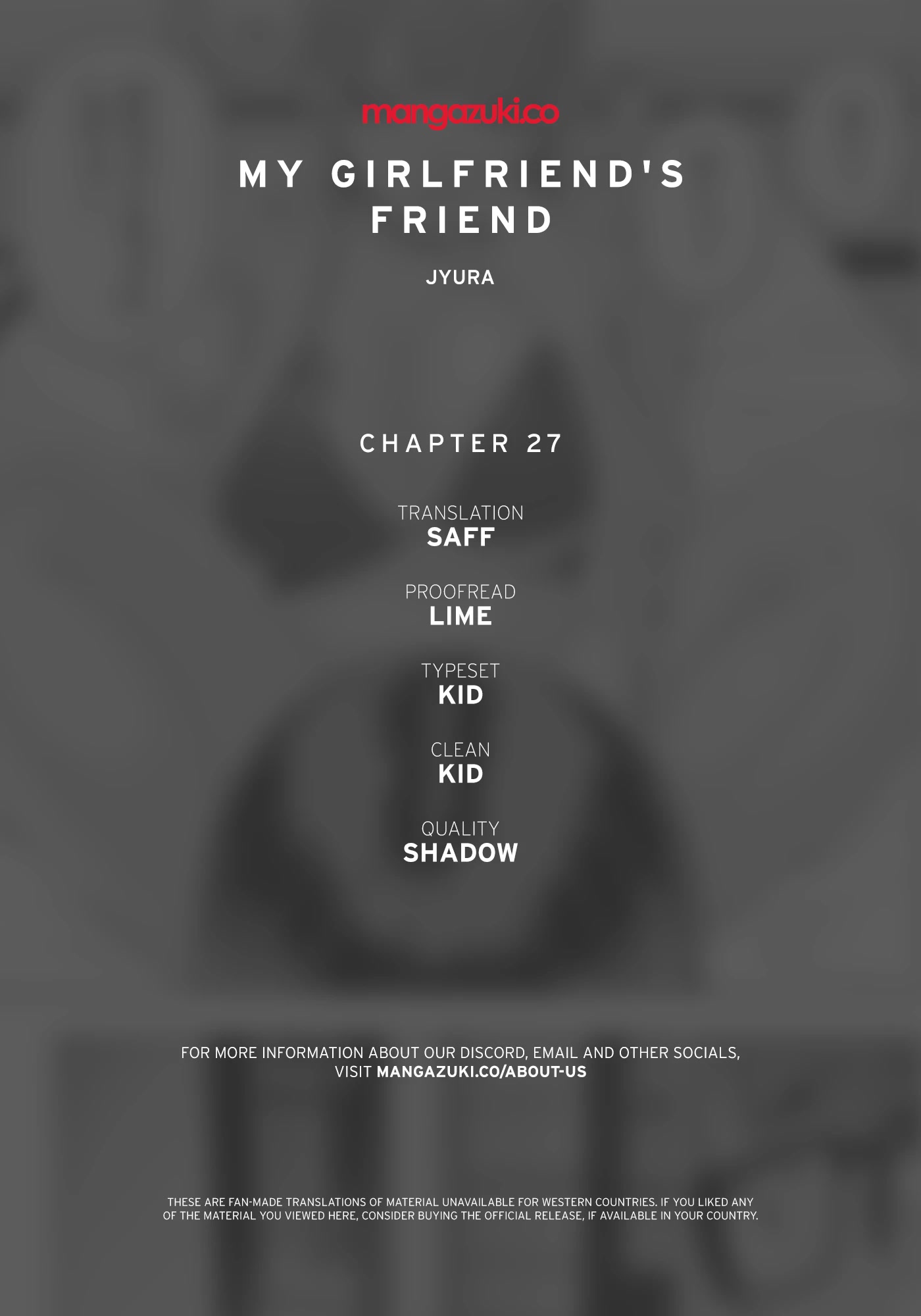 My Girlfriend's Friend - Chapter 27 Page 1