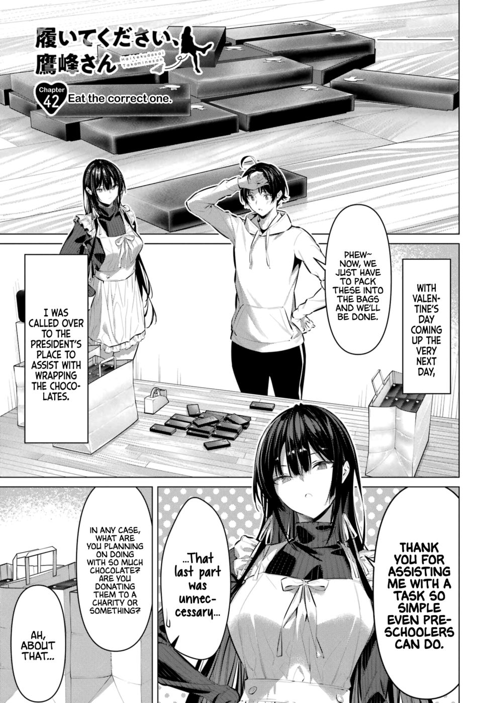 Haite Kudasai, Takamine-san - Chapter 42 Page 2