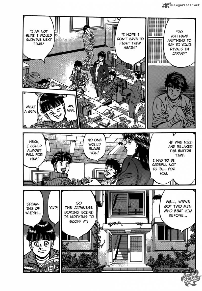 Hajime no Ippo - Chapter 1010 Page 3