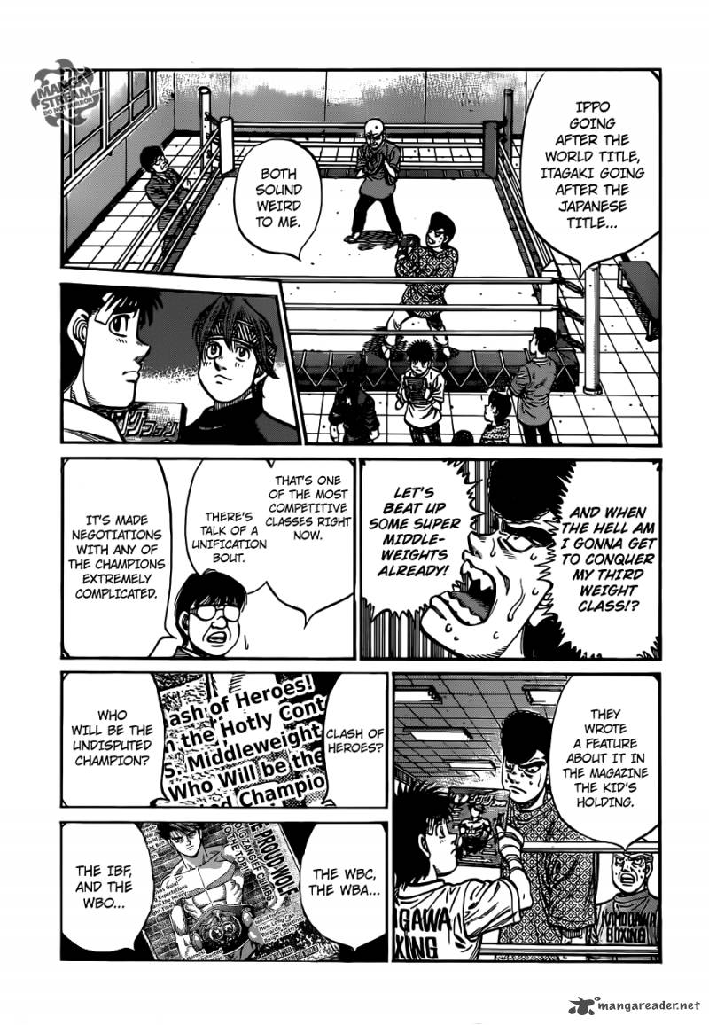 Hajime no Ippo - Chapter 1012 Page 13