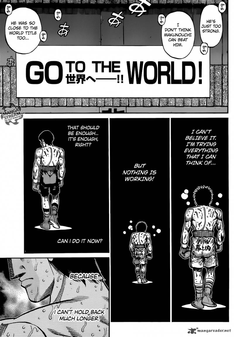 Hajime no Ippo - Chapter 1054 Page 4