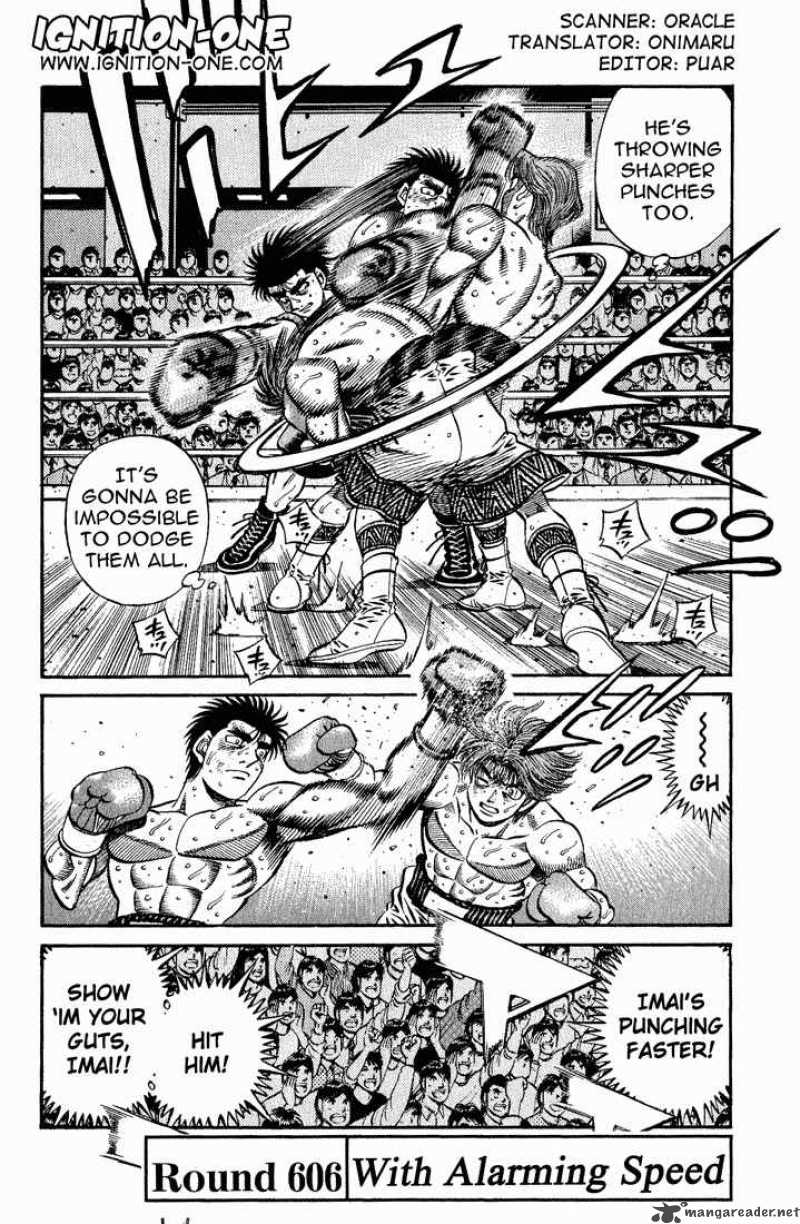 Hajime no Ippo - Chapter 606 Page 2