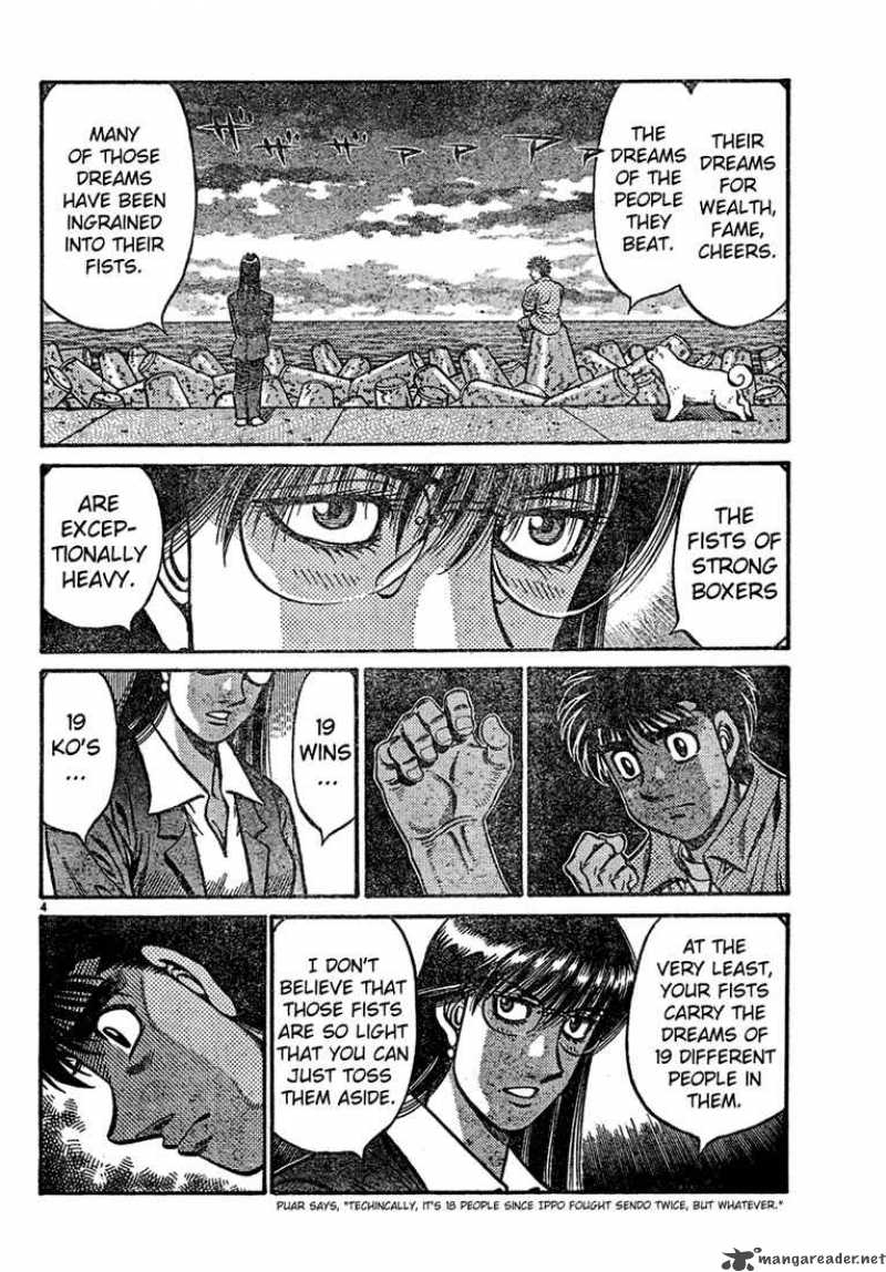 Hajime no Ippo - Chapter 725 Page 4