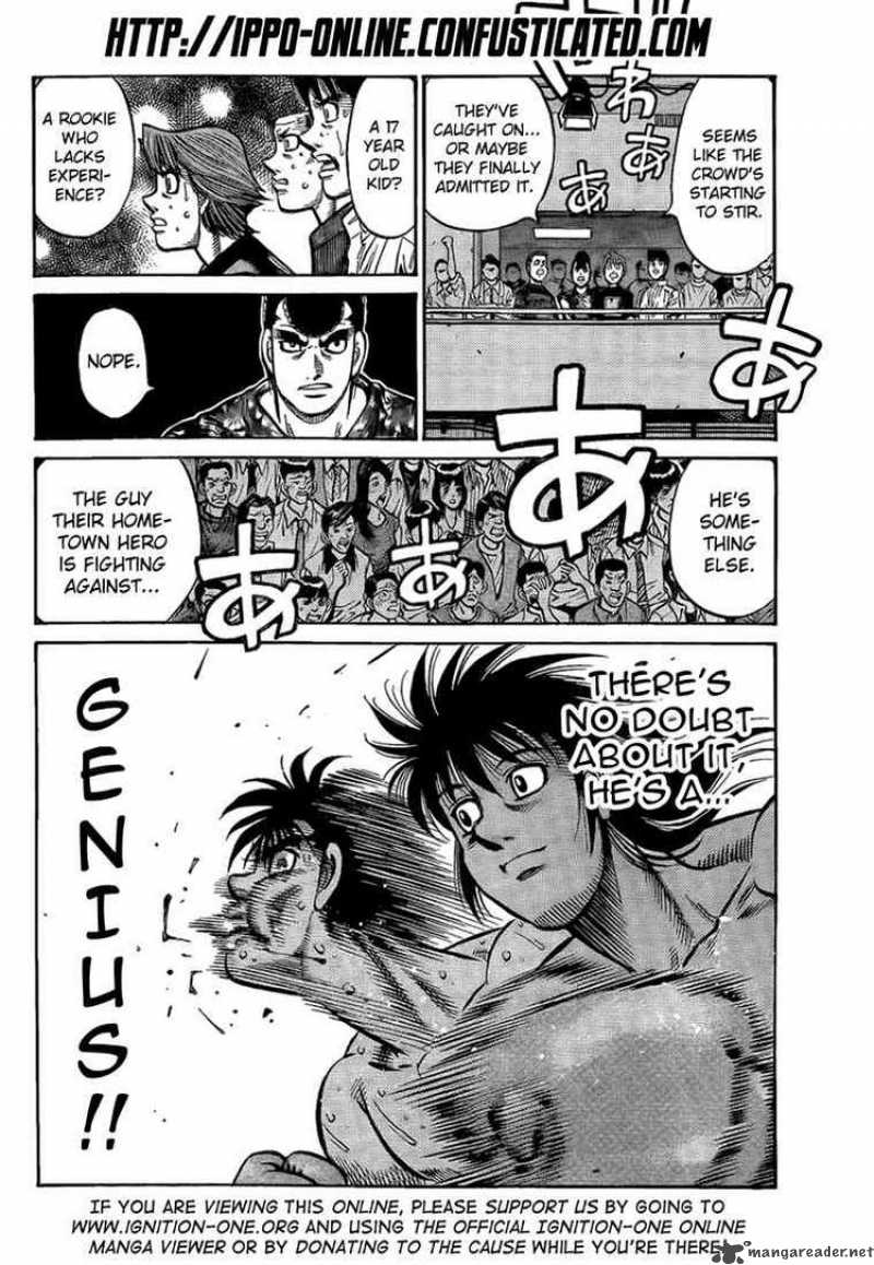 Hajime no Ippo - Chapter 875 Page 6