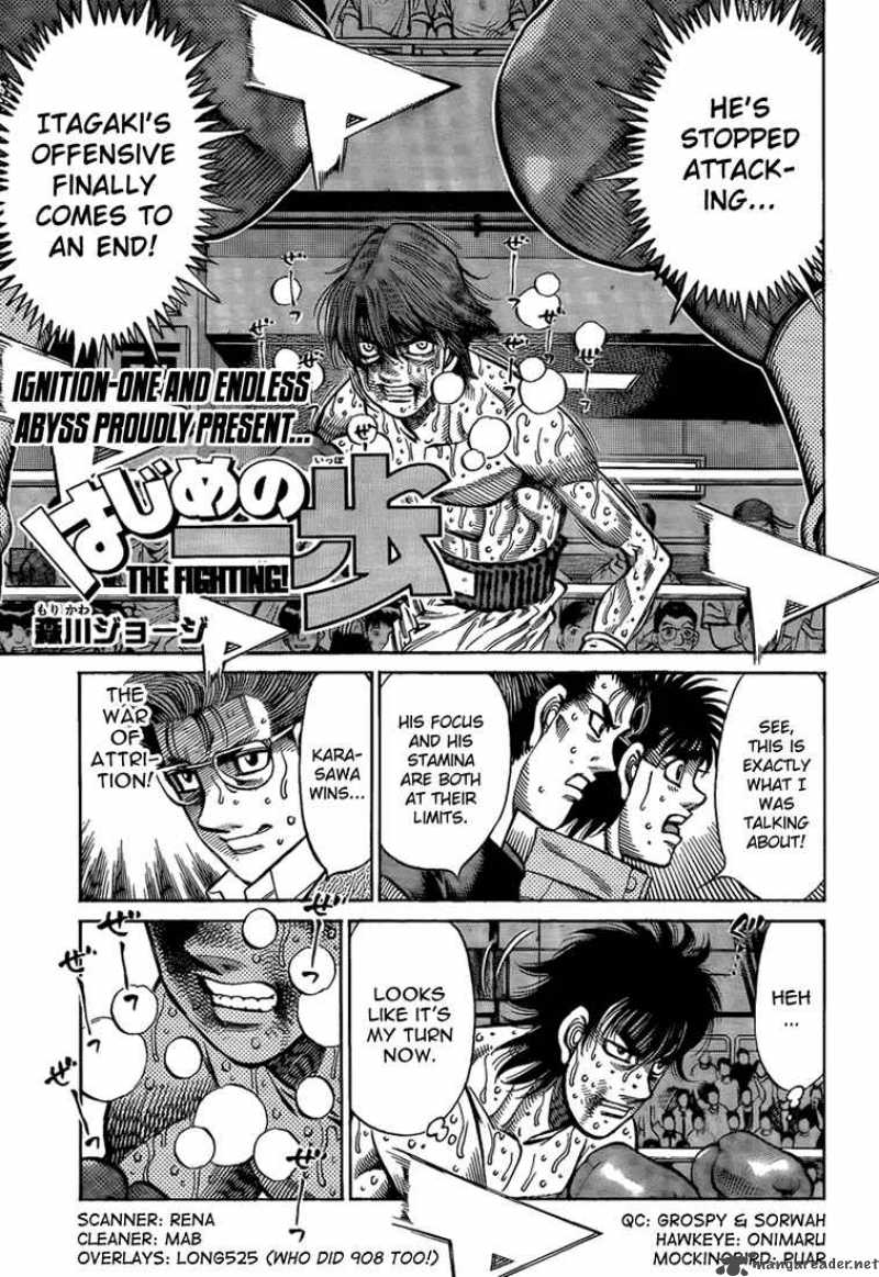 Hajime no Ippo - Chapter 910 Page 3