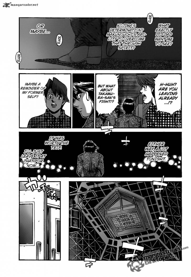 Hajime no Ippo - Chapter 940 Page 8