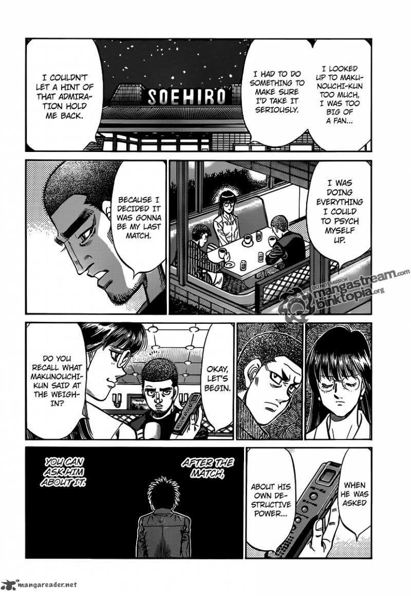 Hajime no Ippo - Chapter 945 Page 14